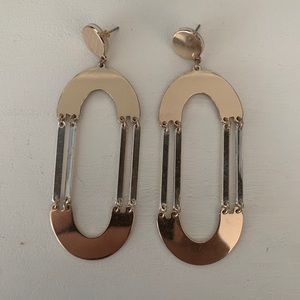 Gold and Silver Earrings